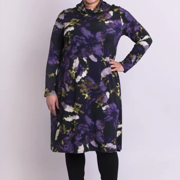 Blue Sky Clothing Wisdom Dress - Clematis  4X - Picture 1 of 2